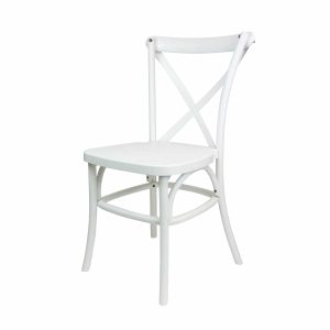 White Crossback Chair Hire Sydney